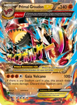 Pokémon-Karte Primal Groudon EX 086/160