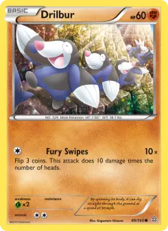 Pokémon-Karte Drilbur 089/160