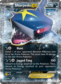 Pokémon-Karte Sharpedo EX 091/160