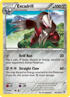 Pokémon-Karte Excadrill 096/160