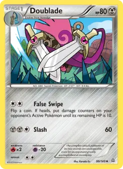 Pokémon-Karte Doublade 099/160