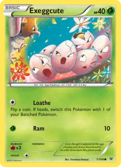 Pokémon-Karte Exeggcute 001/108
