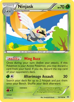 Pokémon-Karte Ninjask 010/108