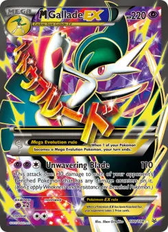 Pokémon-Karte M Gallade EX 100/108