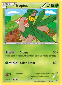 Pokémon-Karte Tropius 012/108