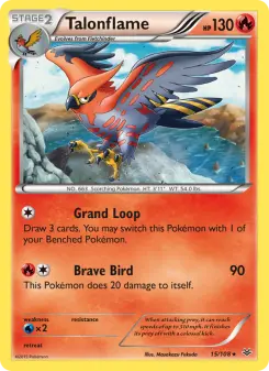 Pokémon-Karte Talonflame 015/108