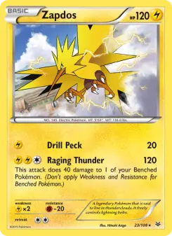 Pokémon-Karte Zapdos 023/108
