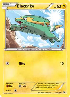 Pokémon-Karte Electrike 024/108
