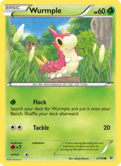 Pokémon-Karte Wurmple 003/108