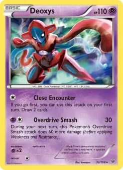 Pokémon-Karte Deoxys 033/108