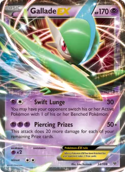 Pokémon-Karte Gallade EX 034/108