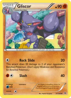 Pokémon-Karte Gliscor 037/108