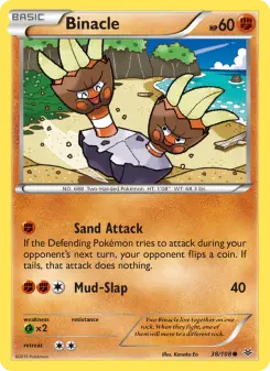 Pokémon-Karte Binacle 038/108