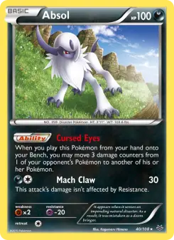 Pokémon-Karte Absol 040/108