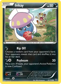 Pokémon-Karte Inkay 041/108