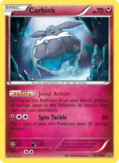 Pokémon-Karte Carbink 047/108