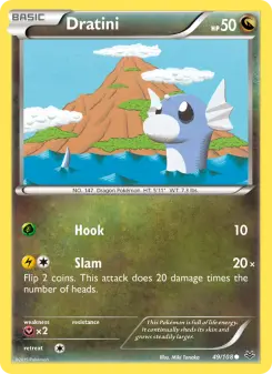 Pokémon-Karte Dratini 049/108