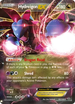 Pokémon-Karte Hydreigon EX 062/108