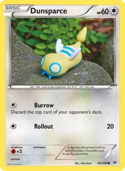 Pokémon-Karte Dunsparce 068/108