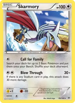 Pokémon-Karte Skarmory 069/108