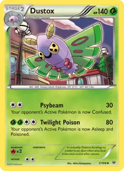 Pokémon-Karte Dustox 007/108