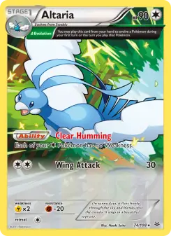 Pokémon-Karte Altaria 074/108