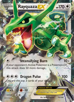 Pokémon-Karte Rayquaza EX 075/108