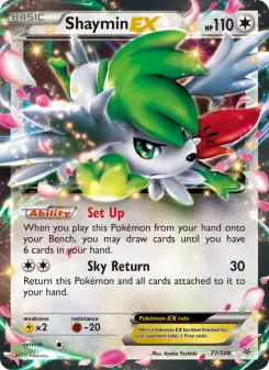 Pokémon-Karte Shaymin EX 077/108