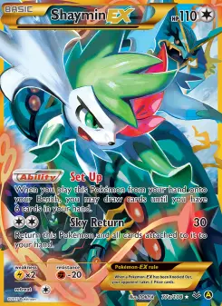 Pokémon-Karte Shaymin EX 77a