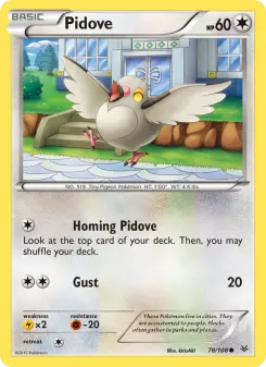Pokémon-Karte Pidove 078/108