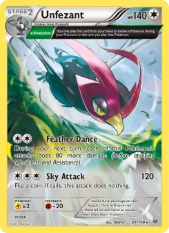 Pokémon-Karte Unfezant 081/108