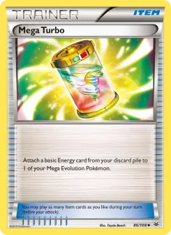 Pokémon-Karte Mega Turbo 086/108