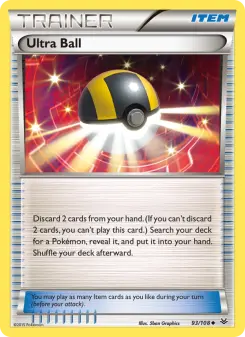 Pokémon-Karte Ultra Ball 093/108