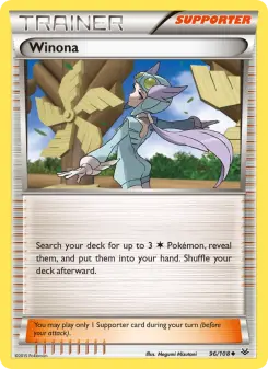Pokémon-Karte Winona 096/108