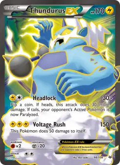 Pokémon-Karte Thundurus EX 098/108