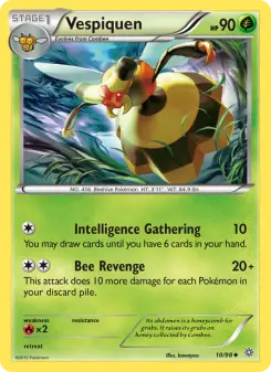 Pokémon-Karte Vespiquen 010/098