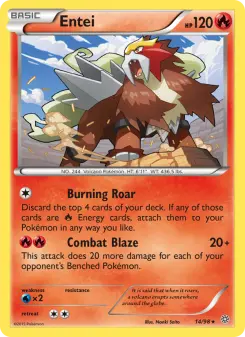 Pokémon-Karte Entei 014/098
