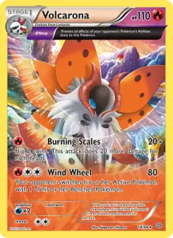 Pokémon-Karte Volcarona 018/098