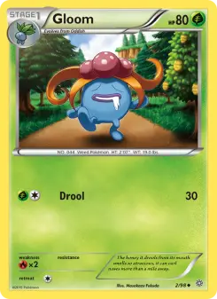Pokémon-Karte Gloom 002/098