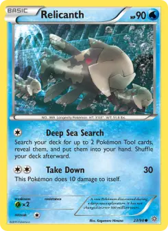 Pokémon-Karte Relicanth 023/098