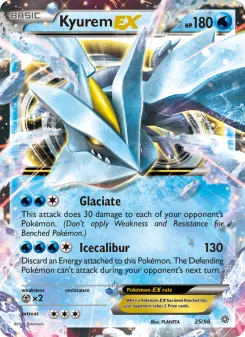 Pokémon-Karte Kyurem EX 025/098