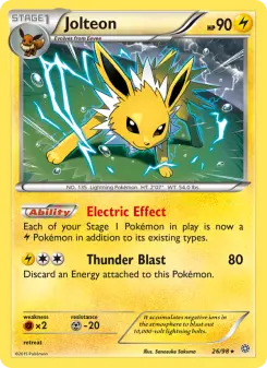 Pokémon-Karte Jolteon 026/098