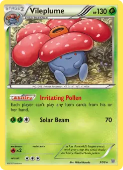 Pokémon-Karte Vileplume 003/098