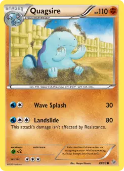 Pokémon-Karte Quagsire 039/098