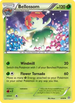 Pokémon-Karte Bellossom 004/098