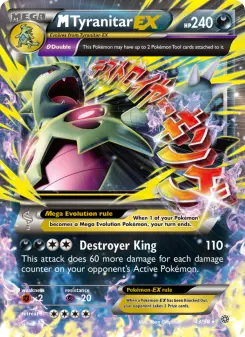 Pokémon-Karte M Tyranitar EX 043/098