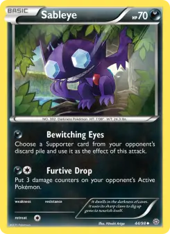 Pokémon-Karte Sableye 044/098