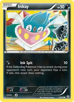 Pokémon-Karte Inkay 045/098