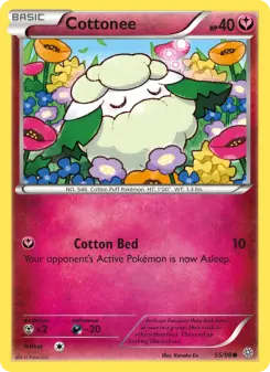 Pokémon-Karte Cottonee 055/098