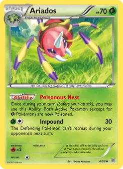 Pokémon-Karte Ariados 006/098